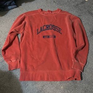 comfort colors lacrosse sweatshirt